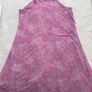 Guy Harvey Pink and White Patterned dress.  Great as a sun dress or beach cover